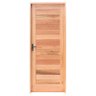 Kit Porta de Madeira Maciça Pe31 de Eucalipto Bat.12 Cm Linha Popular Esel -210ax080l- Lado Direito - 1