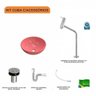 Kit Cuba R30 com Torneira Link 1062 Metal e Válvula Click 1 Polegada B e Sifão Pvc e Flexível Compac - 3