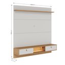 Ver imagem 2 de Painel Suspenso para TV até 60 Polegadas com Luzes LED 160cm Bali Colibri