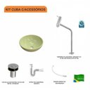 Ver imagem 3 de Kit Cuba R30 com Torneira Link 1062 Metal e Válvula Click 1 Polegada B e Sifão Pvc e Flexível Compac