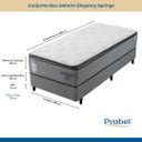 Ver imagem 5 de Conjunto Box Solteiro Mola Ensacada Probel Elegancy Springs (88x188x60cm)