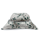 Ver imagem 2 de Cobre Leito Colcha Casal Dupla Face 03 Peças com Porta Travesseiro Aba Americana Flora