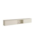 Ver imagem 1 de Nicho Basculante 218cm C/ 2 Portas P/ Painel de Tv 100% Mdf Cor:luna