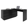 Mesa para Escritório Diretor em L 6 Gavetas Oring Cabecasa - 7