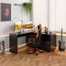 Mesa para Escritório Diretor em L 6 Gavetas Oring Cabecasa - 8