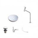 Ver imagem 2 de Kit Cuba R30 com Torneira Link 1062 Metal e Válvula Click 1 Polegada G e Sifão Pvc e Flexível Compac