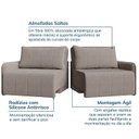 Ver imagem 6 de Sofá Cama Retrátil e Reclinável 4 Lugares 250cm Jequitibá CabeCasa MadeiraOriginals