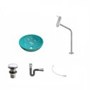 Ver imagem 2 de Kit Cuba R30 com Torneira Link 1062 Metal e Válvula Click 1 Polegada G e Sifão Cromado e Flexível Co