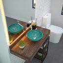 Ver imagem 1 de Kit Cuba R30 com Torneira Link 1062 Metal e Válvula Click 1 Polegada e Meia e Sifão Pvc e Flexível C