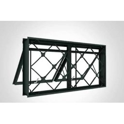 Janela Vitro Maxim-ar 100x50 Req. 12cm Grade Xadrez Stander - 1
