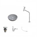 Ver imagem 2 de Kit Cuba R30 com Torneira Link 1062 Metal e Válvula Click 1 Polegada e Meia e Sifão Pvc e Flexível C