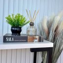 Ver imagem 2 de Decoração sala livro fake + vaso preto + difusor de vidro