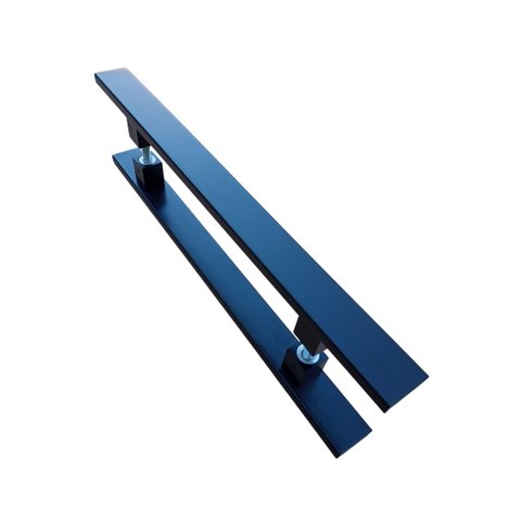 Puxador Duplo 4cm X 1cm Preto Fosco Loja da Indústria 400mm X 300mm