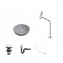 Ver imagem 2 de Kit Cuba R30 com Torneira Link 1062 Metal e Válvula Click 1 Polegada e Meia e Sifão Cromado e Flexív