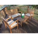 Ver imagem 1 de Conjunto Jardim em Madeira Rustic - Bege