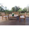 Conjunto Jardim em Madeira Rustic - Bege - 2