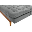 Ver imagem 6 de Sofá Cama Dubai Madero Reclinável 3 Lugares Suede Cinza 380 Império