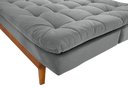 Ver imagem 6 de Sofá Cama Dubai Madero Reclinável 3 Lugares Suede Cinza 380 Império