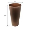 Vaso Decorativo Plástico Plantas Flores Arranjos Flor Objeto Decoração Floreira Vasinho Presente - 3