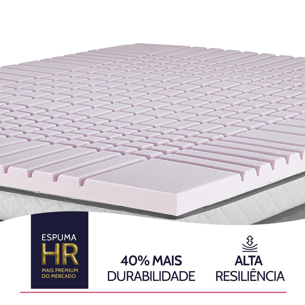 Pillow Top Casal Anatomic High Resilience Espuma Premium Bf Colchões - 2