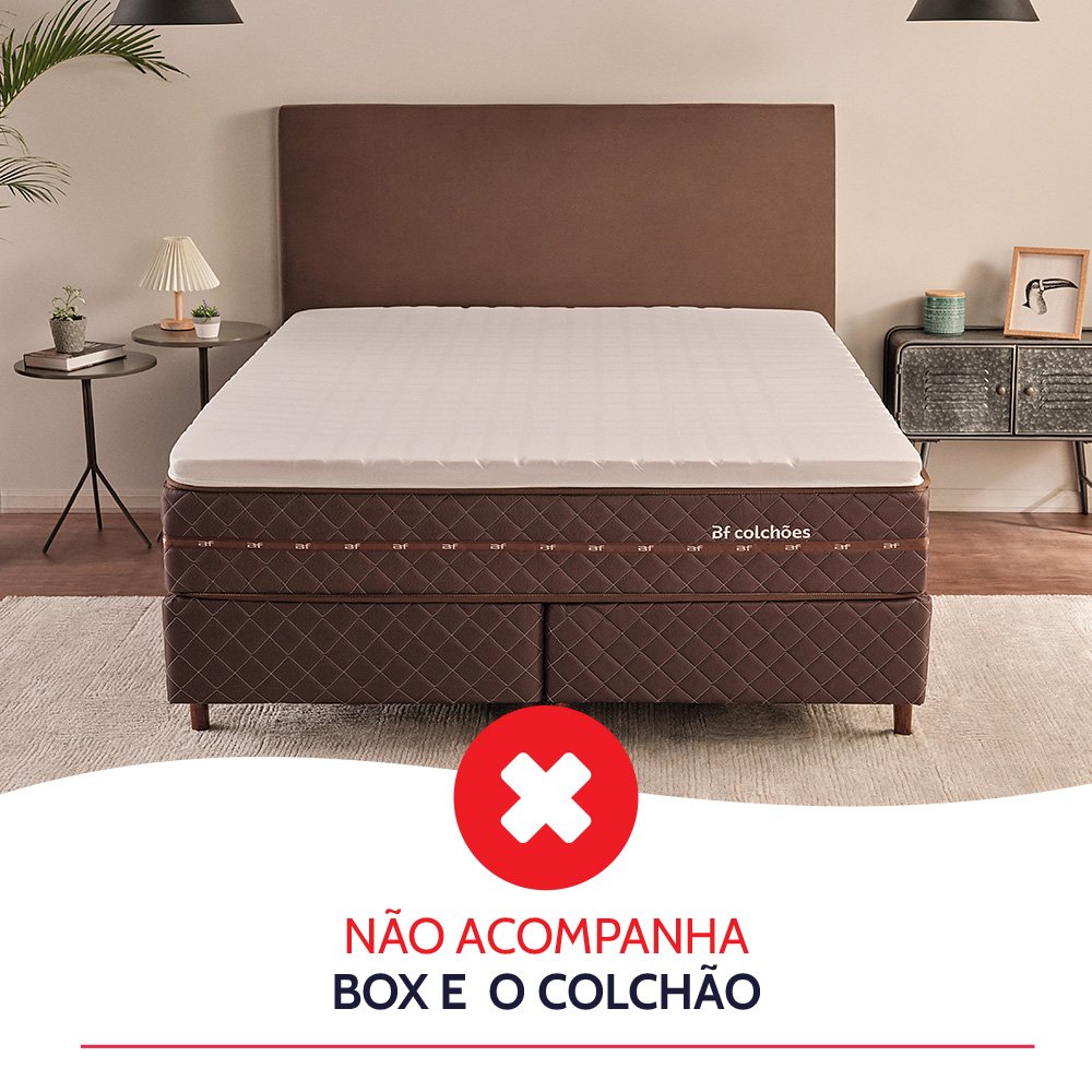 Pillow Top Casal Anatomic High Resilience Espuma Premium Bf Colchões - 3