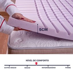 Pillow Top Casal Anatomic High Resilience Espuma Premium Bf Colchões - 4