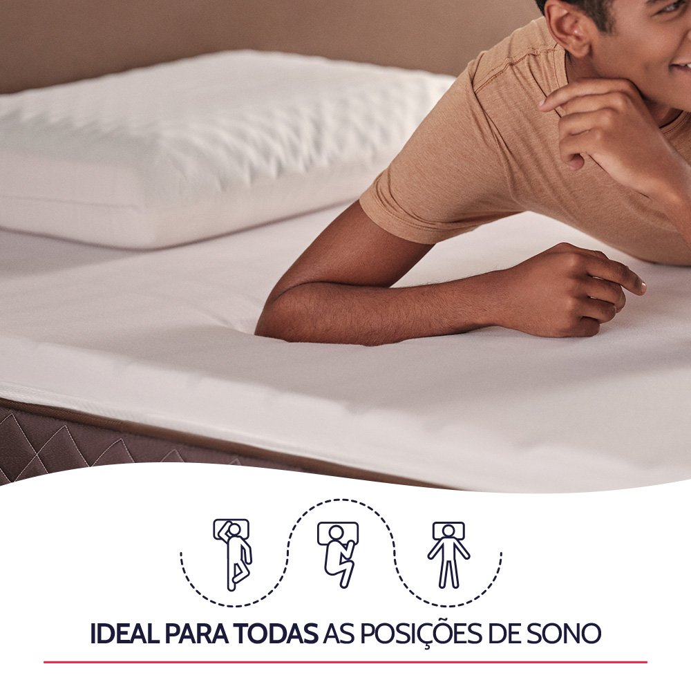 Pillow Top Casal Anatomic High Resilience Espuma Premium Bf Colchões - 8