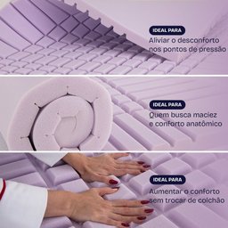 Pillow Top Casal Anatomic High Resilience Espuma Premium Bf Colchões - 7