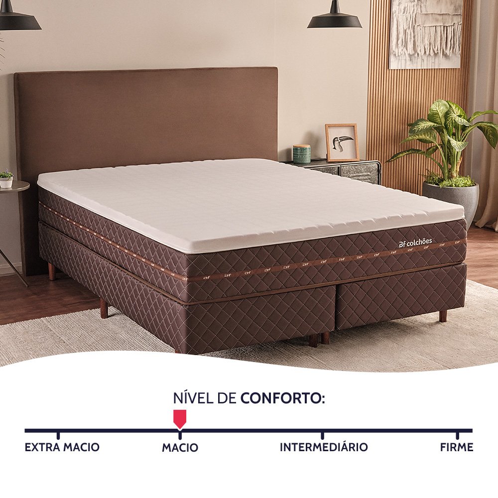 Pillow Top Casal Anatomic High Resilience Espuma Premium Bf Colchões - 2