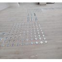 Ver imagem 4 de PISO TÁTIL ALERTA INOX PARAFUSADOS ELEMENTOS SOLTOS ML