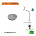 Ver imagem 3 de Kit Cuba R30 com Torneira Link 1062 Metal e Válvula Click 1 Polegada G Compace
