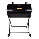 Ver imagem 2 de Churrasqueira Bafo Grill Inteira 100l Grelha,suporte E Rodas