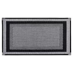 Tapete para Sala 1,50m X 2,00m Sisal Antiderrapante sem Pelo Lâncer - 587 Preto/cinza - 5