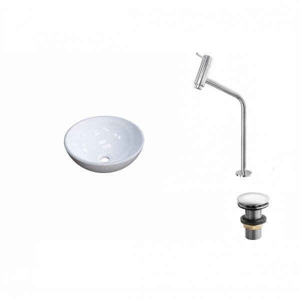 Kit Cuba R30 com Torneira Link 1062 Metal e Válvula Click 1 Polegada e meia Compace - 2