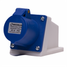 Tomada Industrial Sobrepor, Plastico, 16a 220~240v, 2p+t, 6h, Ip44, Cor Azul, (pcte 1un) - 1
