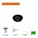 Ver imagem 3 de Kit Cuba R30 com Válvula 1 Polegada e Sifão Pvc e Flexível Compace