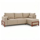 Ver imagem 2 de Sofá 4 Lugares Retrátil Bipartido com Chaise Reversível 275cm Holanda