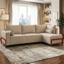 Ver imagem 1 de Sofá 4 Lugares Retrátil Bipartido com Chaise Reversível 275cm Holanda