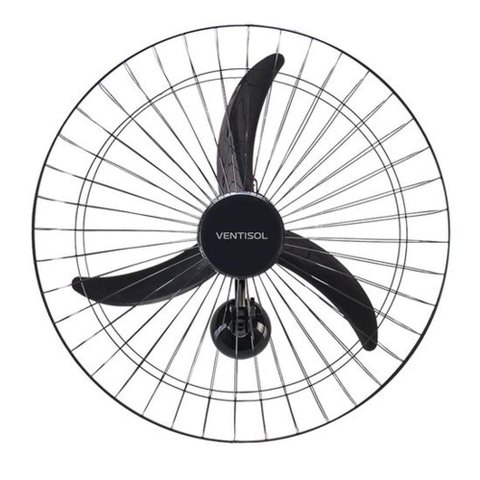 Ventilador de Parede 60cm 220v New Premium Preto Ventisol
