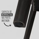 Ver imagem 5 de Kit 4 Cadeira de Jantar Madeira Maciça Floripa Estofada Premium Ergonomica Confortável Di Franco