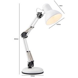 Abajur de Mesa Kovy E27 Branco Nordecor - 7