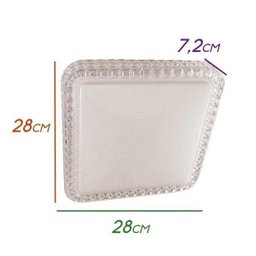 Plafon de Sobrepor em Acrílico Orion C28cm Led 12w 6500k - 5