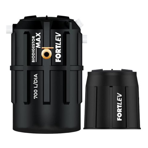 Kit Biodigestor 700l/dia Fortlev + Leito de Secagem Fortlev