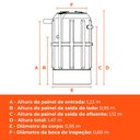 Ver imagem 4 de Kit Biodigestor 700l/dia Fortlev + Leito de Secagem Fortlev