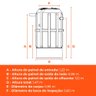 Kit Biodigestor 700l/dia Fortlev + Leito de Secagem Fortlev - 4