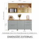 Ver imagem 7 de Cozinha 4 Peças Marquesa Vidro Reflecta Nesher Nature-Verde