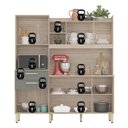 Ver imagem 7 de Kit Cozinha 6 Portas 2 Gavetas Select com Nicho P/ Forno - Avena Touch/ Menta Demóbile