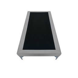 Cama Oriental Premium Solteiro Veludo Cinza - 2