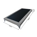 Ver imagem 4 de Cama Oriental Premium Solteiro Veludo Cinza