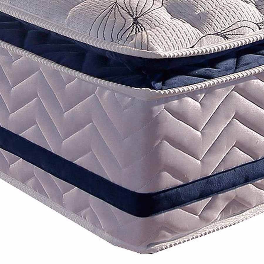 Base Box com Colchão Paropas de Molas Pocket Blue com Pillow Top Casal 74x188x138 - 2